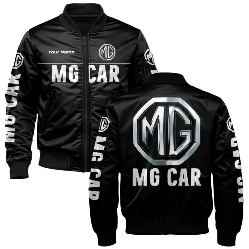 MG Bomber Jacket For Car-Racing Fans LBB1225