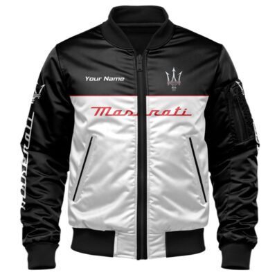 Maserati Bomber Jacket For Car-Racing Fans LBB1067 1 Maserati Bomber Jacket For Car Racing Fans LBB1067 1