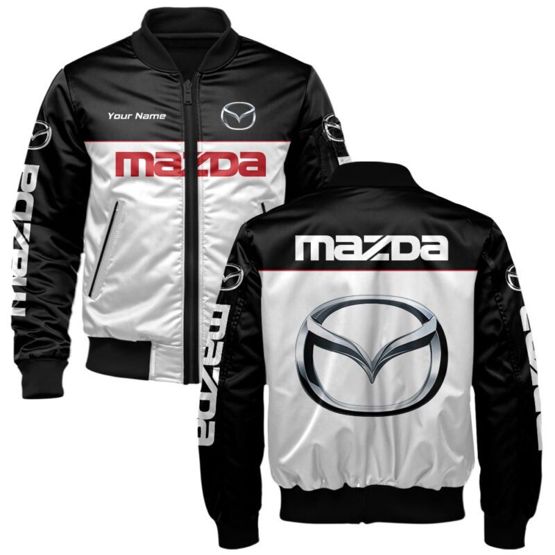 Mazda Bomber Jacket For Car-Racing Fans LBB1059