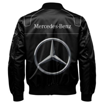Mercedes-Benz Bomber Jacket For Car-Racing Fans LBB1088 2 Mercedes Benz Bomber Jacket For Car Racing Fans LBB1088 2