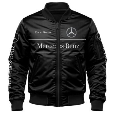 Mercedes-Benz Bomber Jacket For Car-Racing Fans LBB1171 1 Mercedes Benz Bomber Jacket For Car Racing Fans LBB1171 1