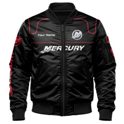Mercury Marine Bomber Jacket For Car Racing Fans LBB1152 1