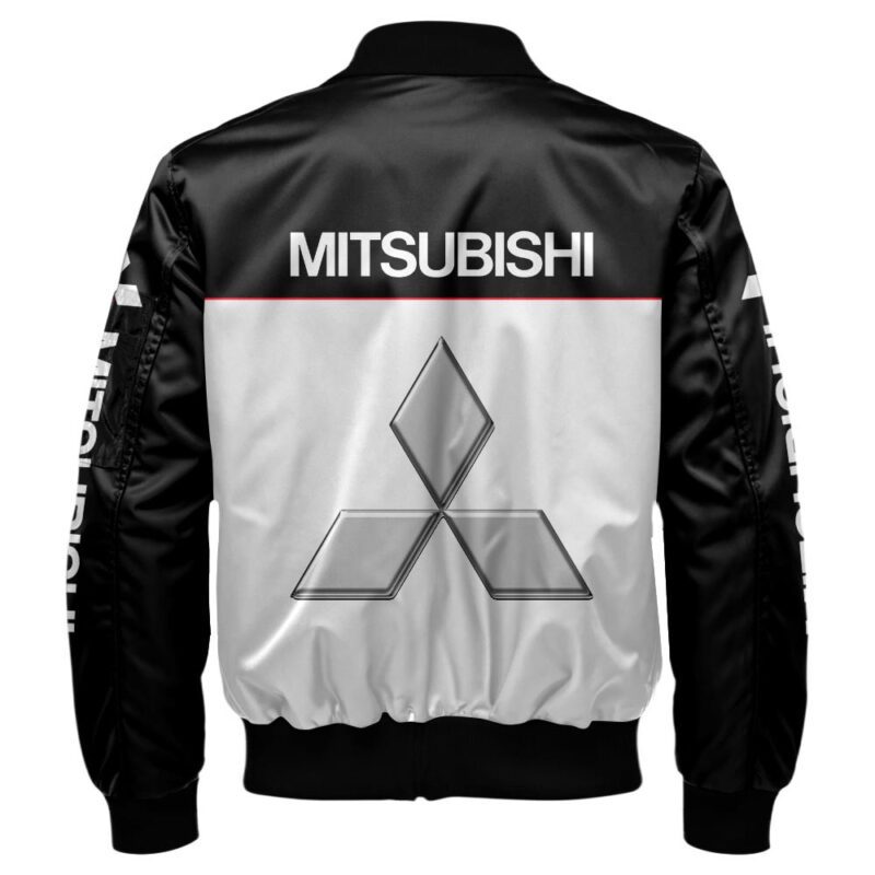 Mitsubishi Bomber Jacket For Car Racing Fans LBB1073 2