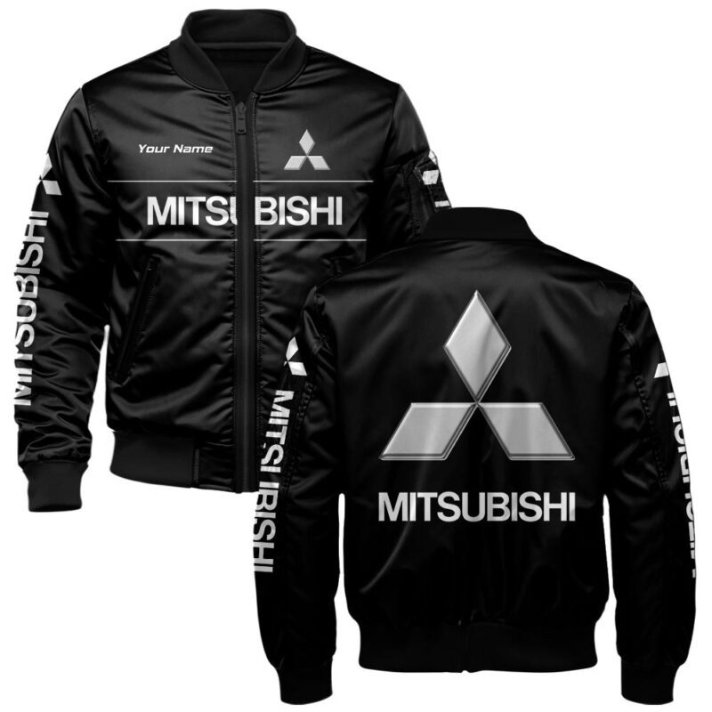 Mitsubishi Bomber Jacket For Car-Racing Fans LBB1241