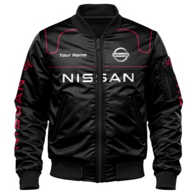 Nissan Bomber Jacket For Car-Racing Fans LBB1103 1 Nissan Bomber Jacket For Car Racing Fans LBB1103 1