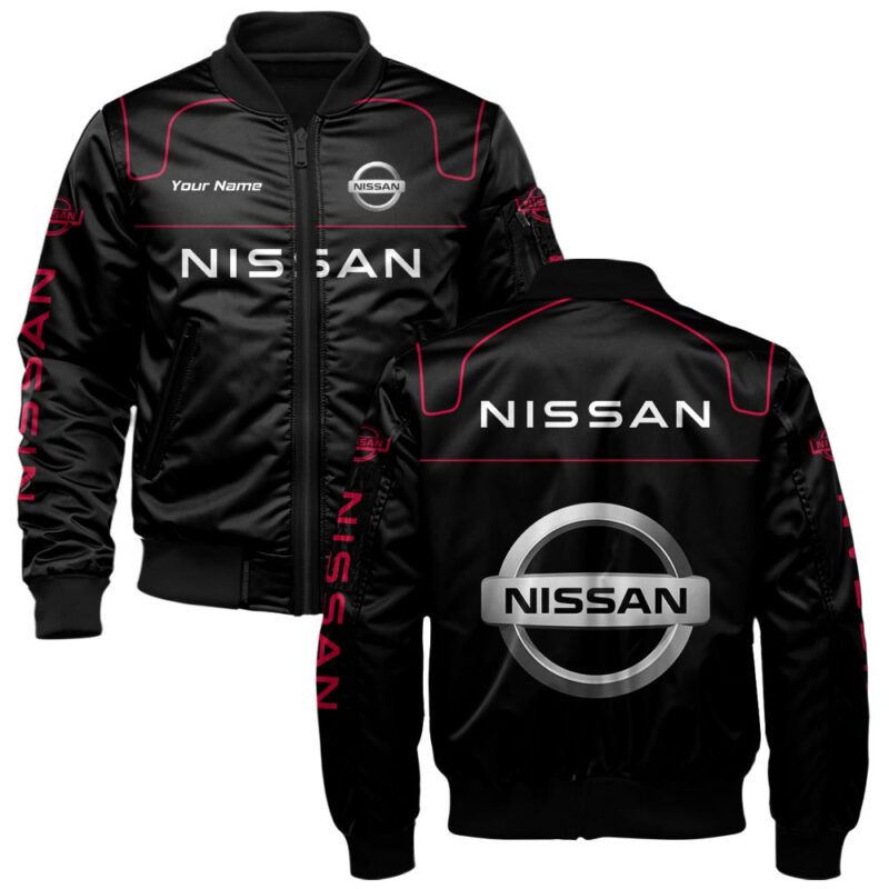 Nissan Bomber Jacket For Car-Racing Fans LBB1103