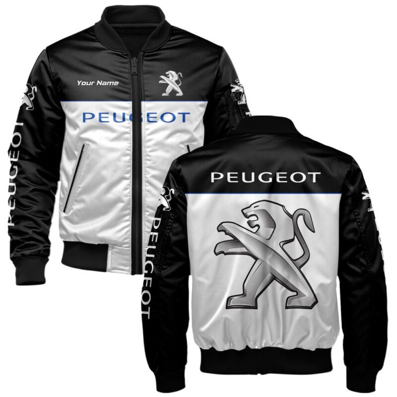 Peugeot Bomber Jacket For Car-Racing Fans LBB1017