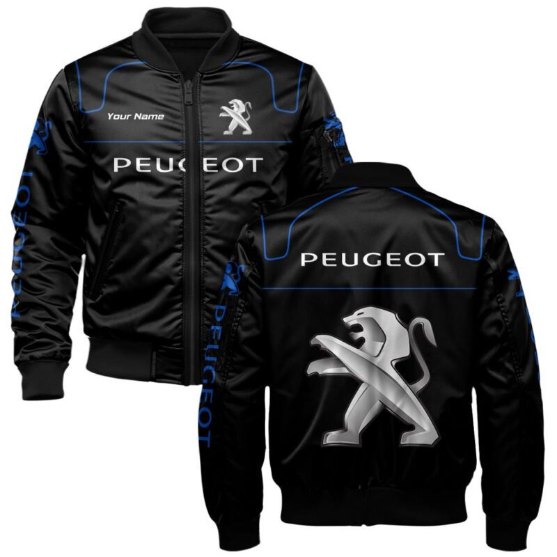 Peugeot Bomber Jacket For Car-Racing Fans LBB1099