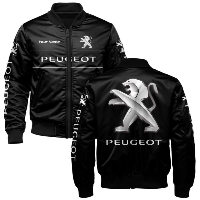 Peugeot Bomber Jacket For Car-Racing Fans LBB1192