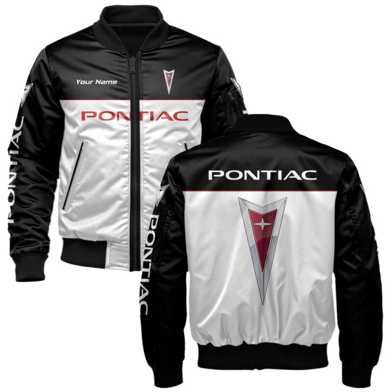 Pontiac Bomber Jacket For Car-Racing Fans LBB1038