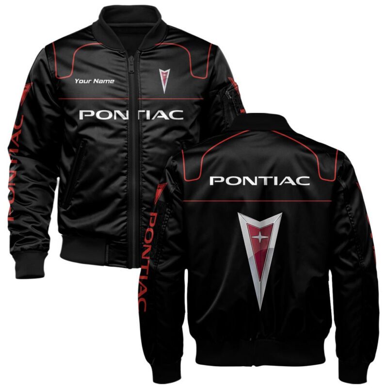 Pontiac Bomber Jacket For Car-Racing Fans LBB1149