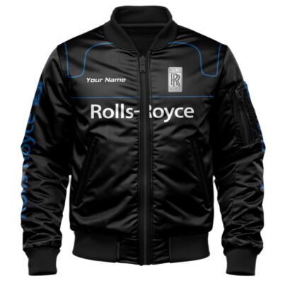 Rolls Royce Bomber Jacket For Car-Racing Fans LBB1140 1 Rolls Royce Bomber Jacket For Car Racing Fans LBB1140 1