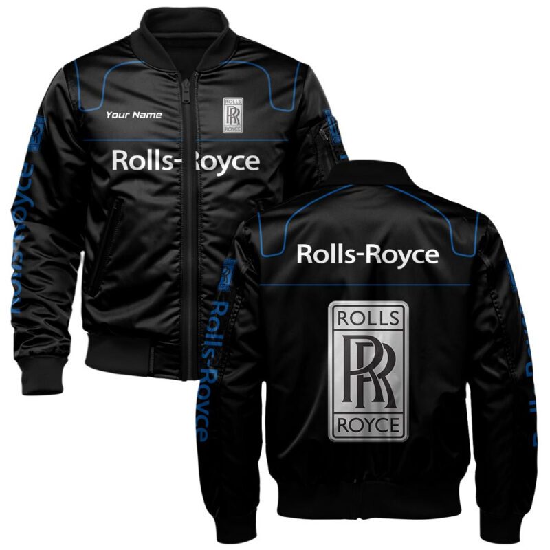 Rolls Royce Bomber Jacket For Car-Racing Fans LBB1140