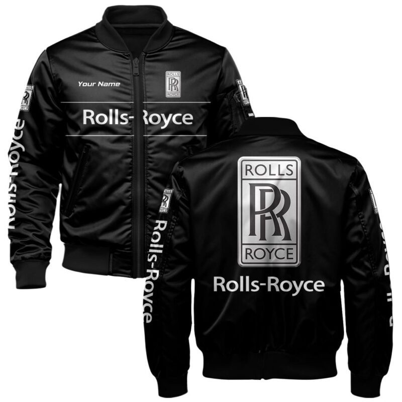 Rolls Royce Bomber Jacket For Car-Racing Fans LBB1211