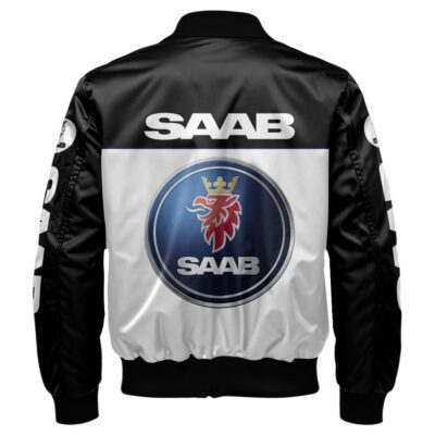 Saab Bomber Jacket For Car Racing Fans LBB1071 2