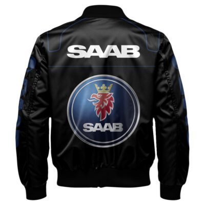 Saab Bomber Jacket For Car Racing Fans LBB1122 2