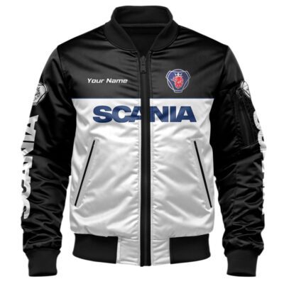 Scania Bomber Jacket For Car-Racing Fans LBB1043 1 Scania Bomber Jacket For Car Racing Fans LBB1043 1