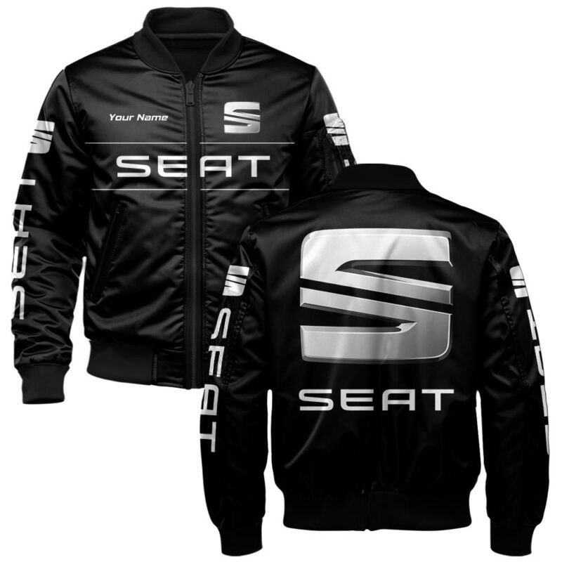 Seat Bomber Jacket For Car-Racing Fans LBB1203