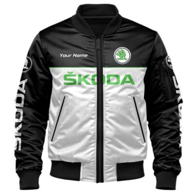 Skoda Bomber Jacket For Car Racing Fans LBB1030 1