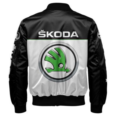 Skoda Bomber Jacket For Car Racing Fans LBB1030 2