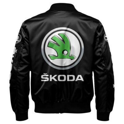 Skoda Bomber Jacket For Car Racing Fans LBB1221 2