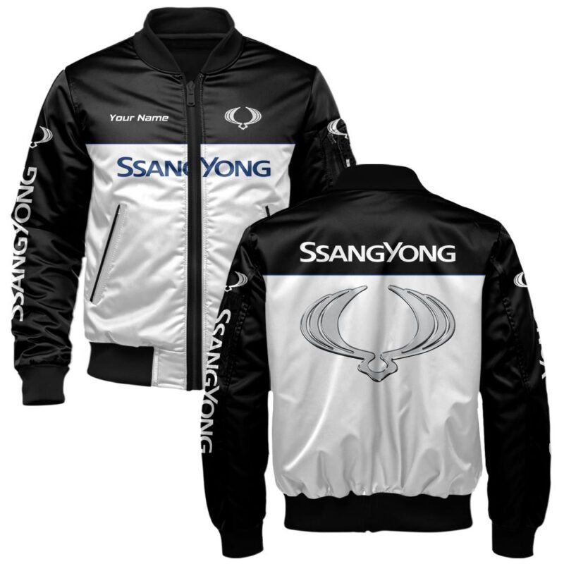 SsangYong Motor Bomber Jacket For Car-Racing Fans LBB1066