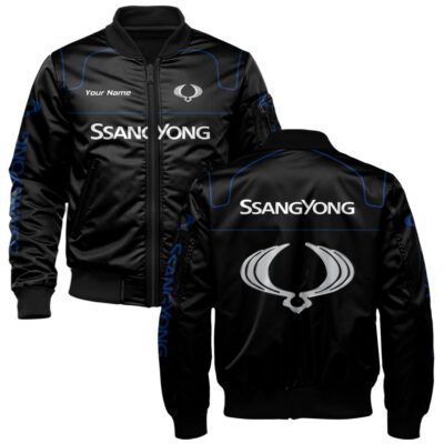 SsangYong Motor Bomber Jacket For Car-Racing Fans LBB1165