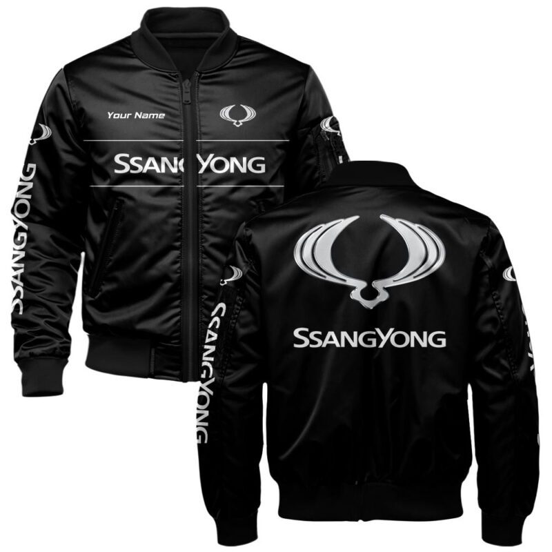 SsangYong Motor Bomber Jacket For Car-Racing Fans LBB1214