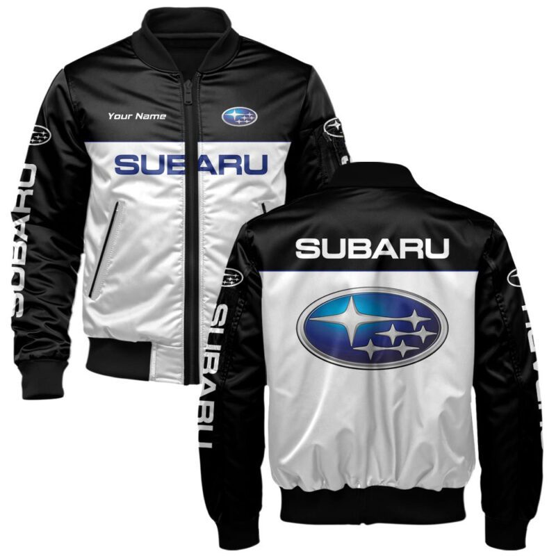 Subaru Bomber Jacket For Car-Racing Fans LBB1023