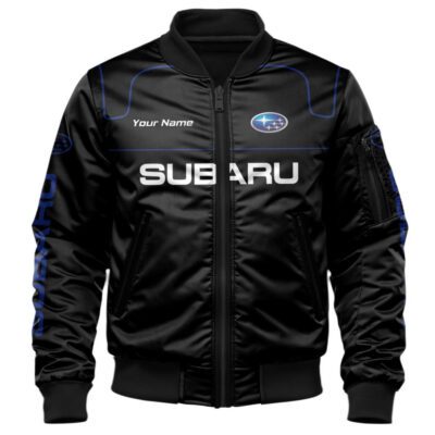 Subaru Bomber Jacket For Car Racing Fans LBB1096 1