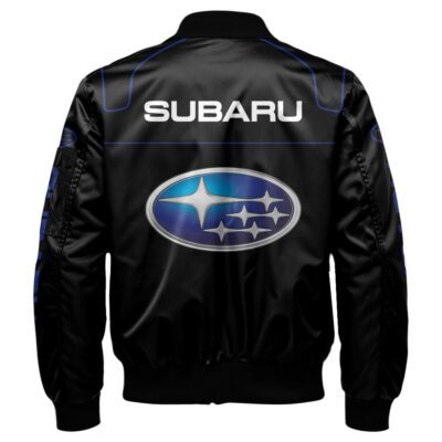 Subaru Bomber Jacket For Car Racing Fans LBB1096 2