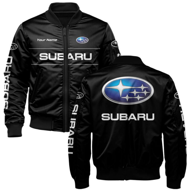 Subaru Bomber Jacket For Car-Racing Fans LBB1191