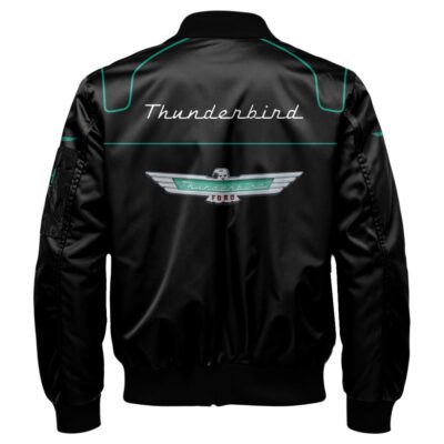 Thunderbird Bomber Jacket For Car-Racing Fans LBB1141 2 Thunderbird Bomber Jacket For Car Racing Fans LBB1141 2