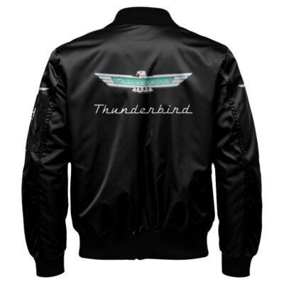 Thunderbird Bomber Jacket For Car Racing Fans LBB1207 2