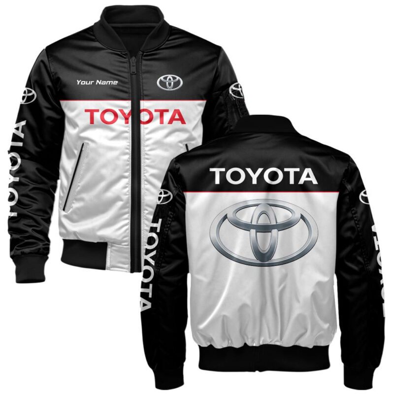 Toyota Bomber Jacket For Car-Racing Fans LBB1015