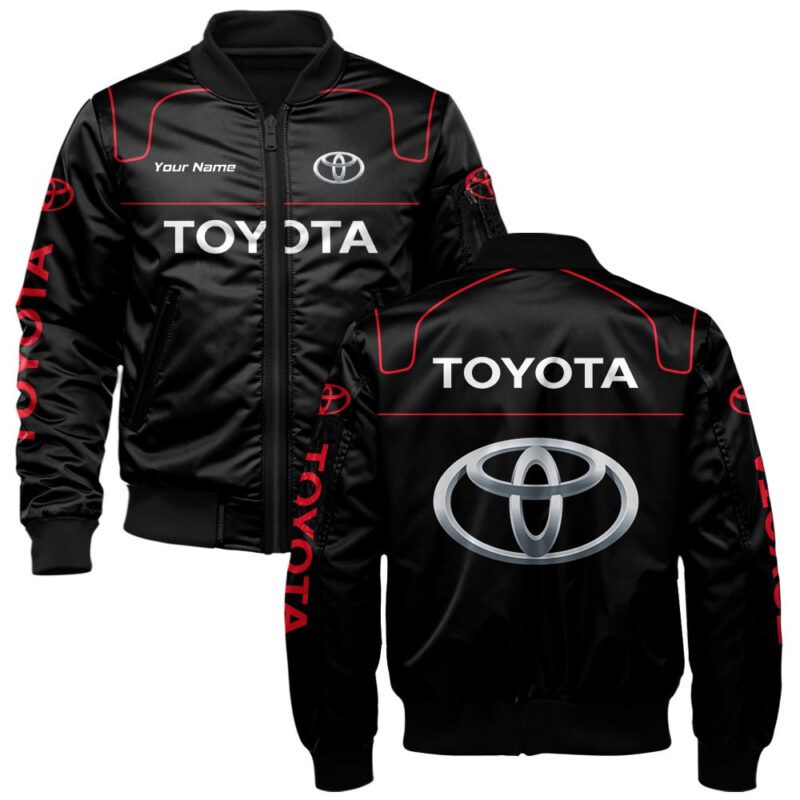 Toyota Bomber Jacket For Car-Racing Fans LBB1131