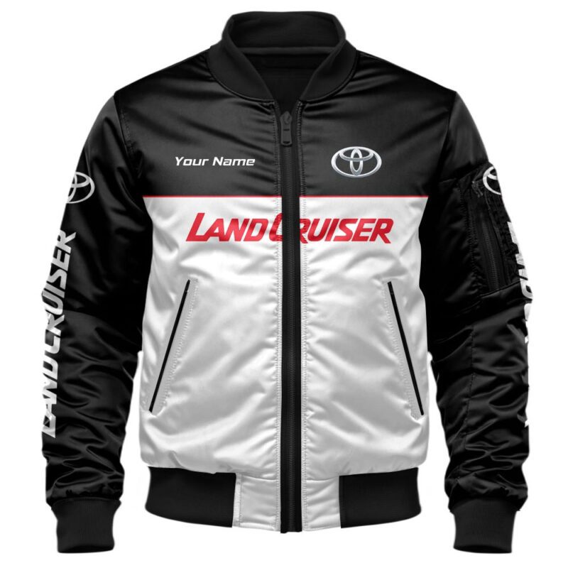 Toyota Land Cruiser Bomber Jacket For Car Racing Fans LBB1078 1