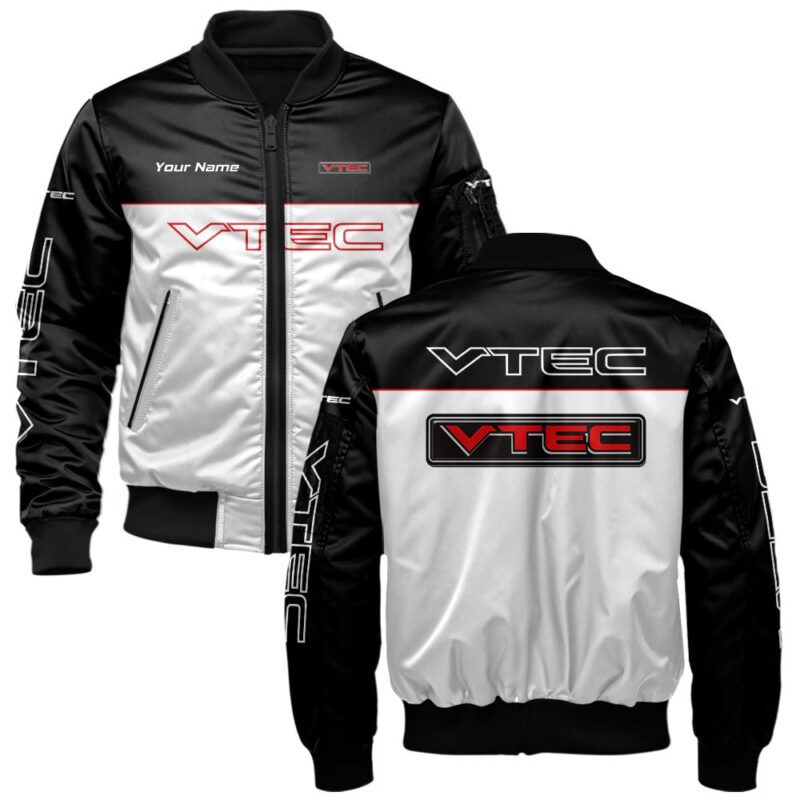 VTEC Bomber Jacket For Car-Racing Fans LBB1062