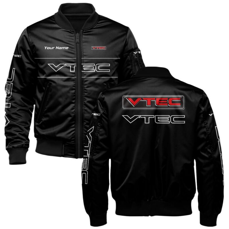 VTEC Bomber Jacket For Car-Racing Fans LBB1248