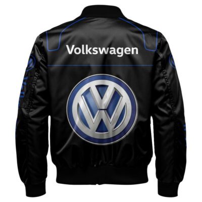 Volkswagen Bomber Jacket For Car-Racing Fans LBB1087 2 Volkswagen Bomber Jacket For Car Racing Fans LBB1087 2