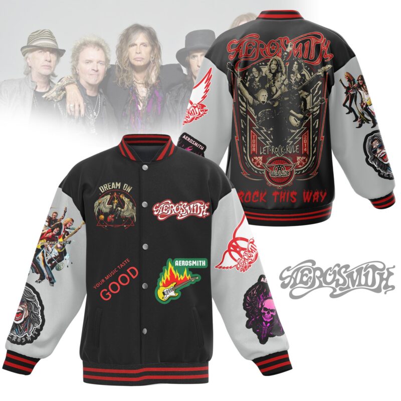 Aerosmith Baseball Jacket For Fan CFB2197