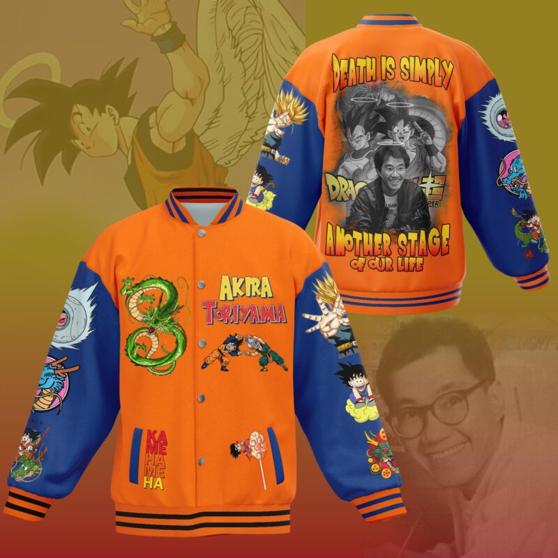 Akira Toriyama Dragon Ball Baseball Jacket For Fan CFB2196