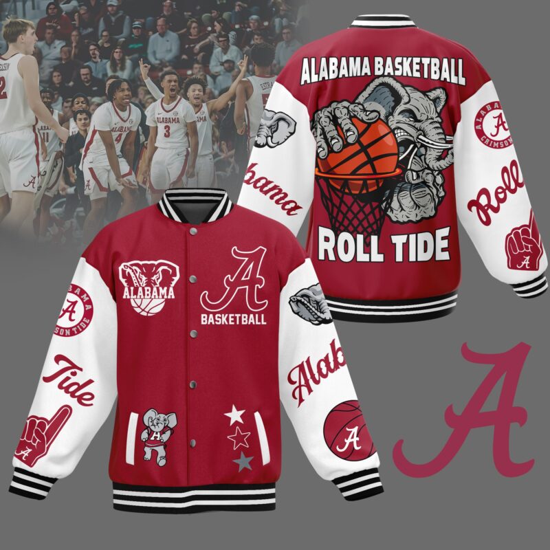 Alabama Crimson Tide NCAA Baseball Jacket For Fan CFB2192