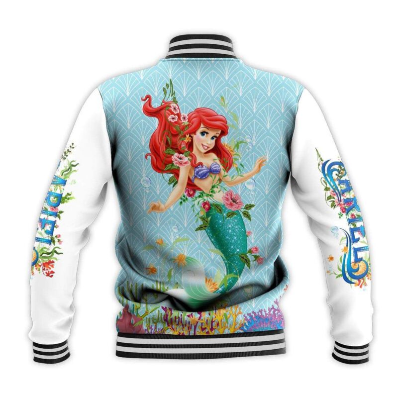Ariel Disney Baseball Jacket For Fan CFB1118 2