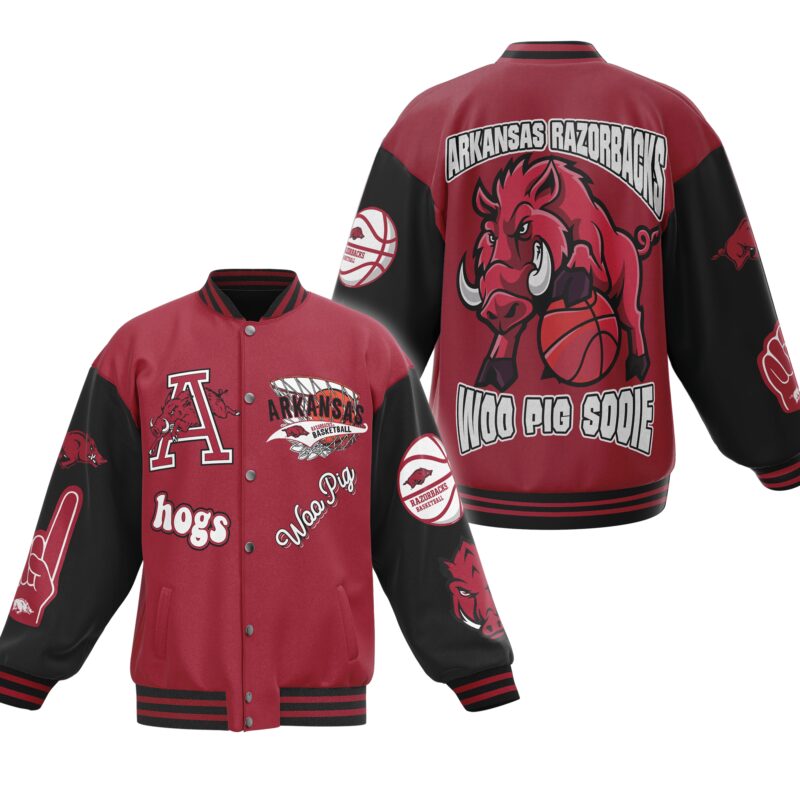 Arkansas Razorbacks NCAA Baseball Jacket For Fan CFB2184