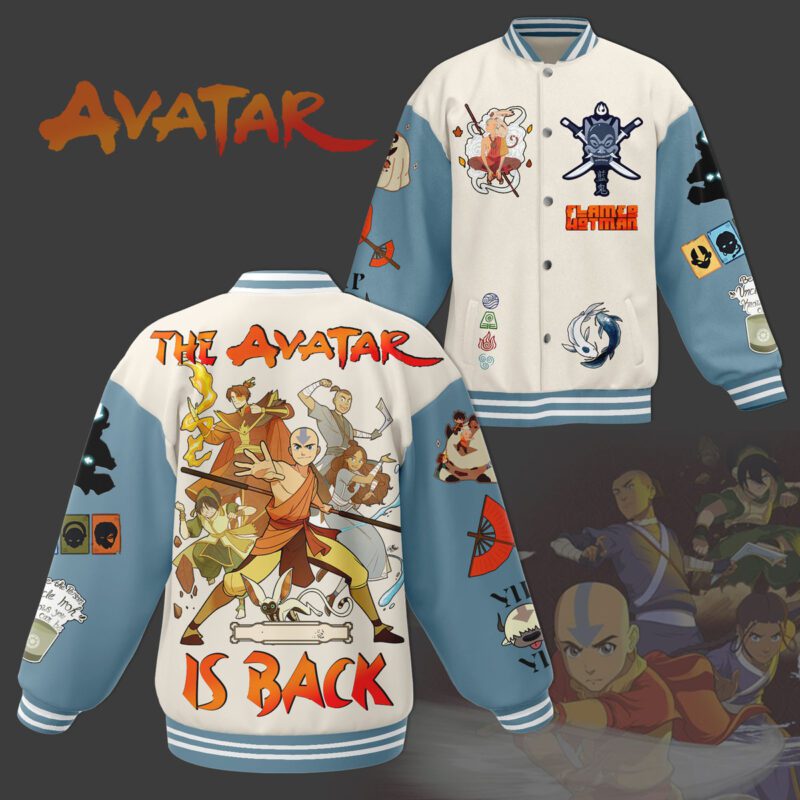 Avatar The Last Airbender Baseball Jacket For Fan CFB2171