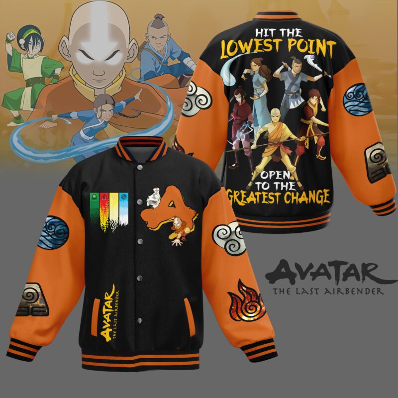 Avatar The Last Airbender Baseball Jacket For Fan CFB2173