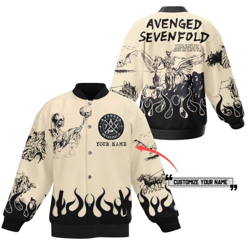 Avenged Sevenfold Baseball Jacket For Fan CFB2164