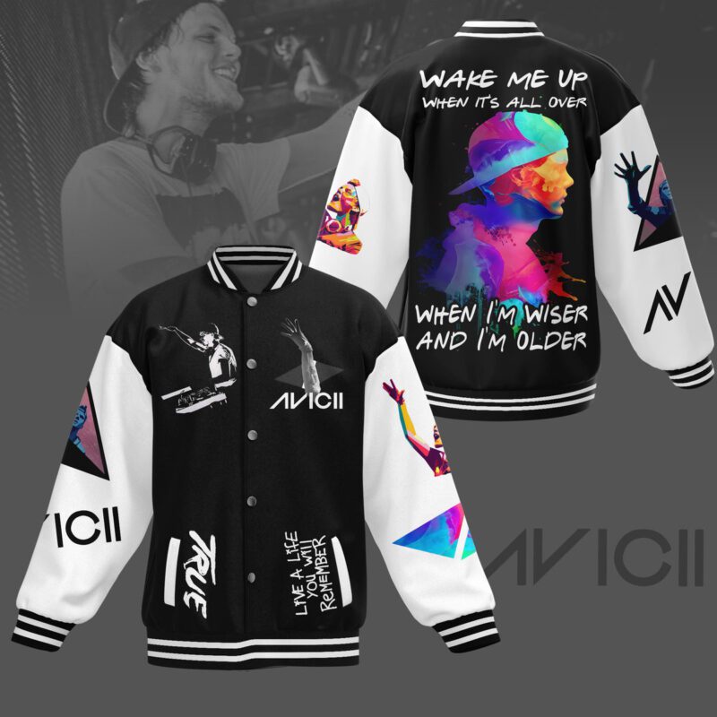 Avicii Baseball Jacket For Fan CFB2165