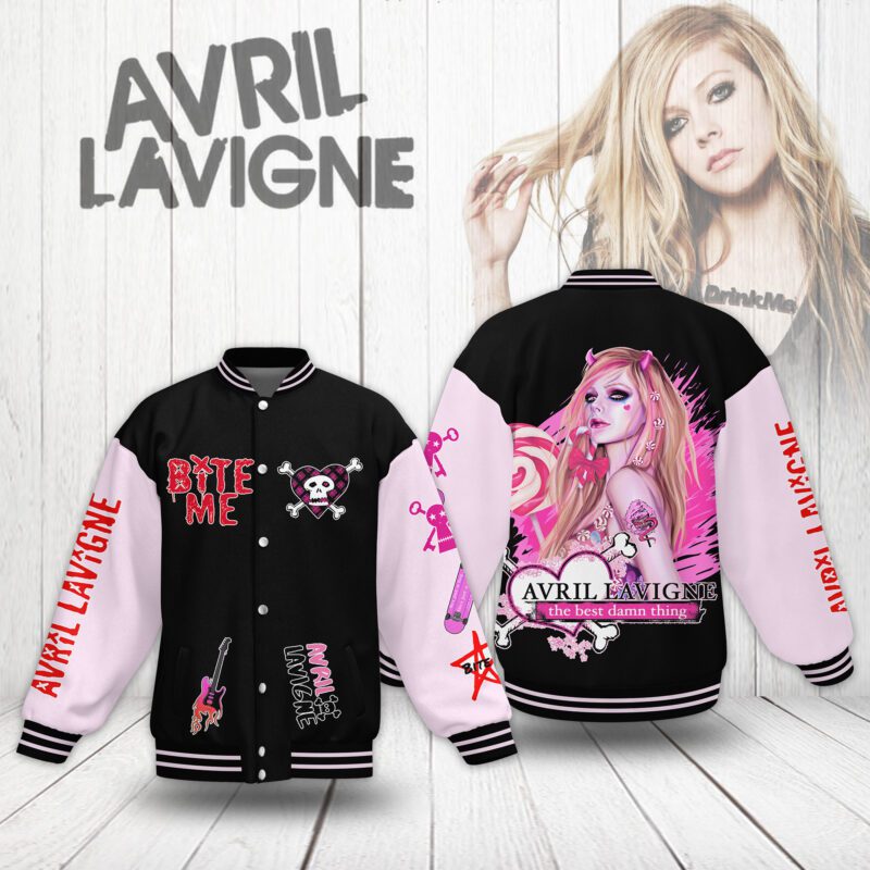 Avril Lavigne Baseball Jacket For Fan CFB2158